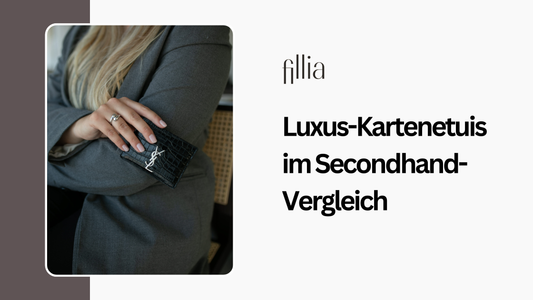 Luxus-Kartenetuis im Secondhand-Vergleich